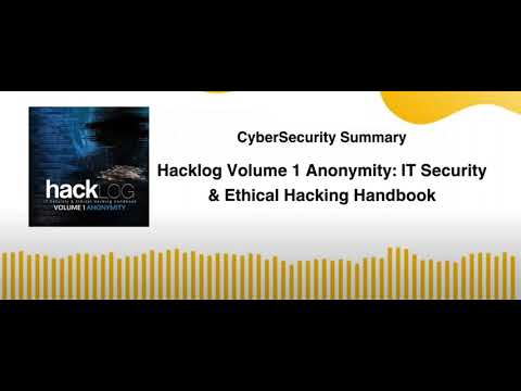 Hacklog Volume 1 Anonymity IT Security & Ethical Hacking Handbook