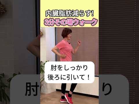 【内臓脂肪を減らす】3分その場ウォーク