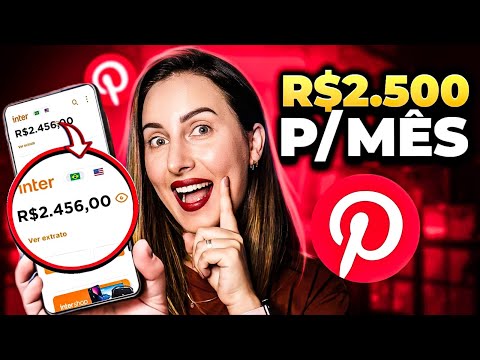 R$2500 P/ MÊS PELO CELULAR! COMO GANHAR DINHEIRO COM O PINTEREST EM 2024 COM PASSO A PASSO