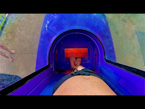 Trapdoor Waterslide at Kalahari Indoor Waterpark, Round Rock 🇺🇸