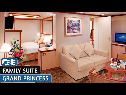 Grand Princess | Family Suite | Full Walkthrough Tour & Review | 4K