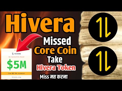 Hivera New Telegram Mining Airdrop 2025 ! $500 का Free Airdrop ! Missed Core, Take Hivera Mining !