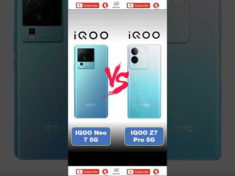 iQOO Neo 7 5G Vs  iQOO Z7 Pro 5G | Short Comparison