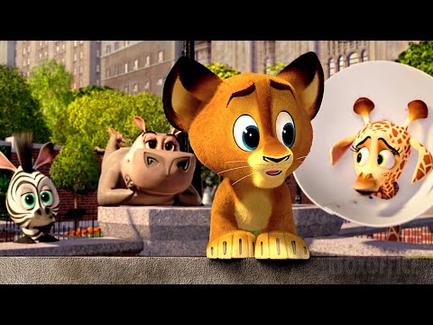 Verrückte Reise eines Löwenbabys nach New York | Madagascar 2 | German Deutsch Clip