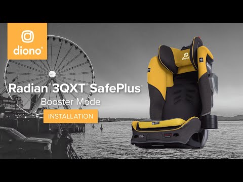 Diono® Radian® 3QXT® SafePlus™ | All-in-One Car Seat | Booster Mode Installation | 2020-Present