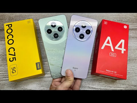 Poco C75 5g vs Redmi A4 5g - Best Konsa ? | Gaming Processor 🎮| Best Camera 📸| Rs 7600🔥| 33w Charger