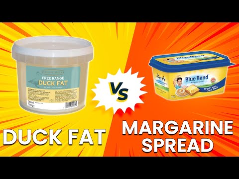 Duck Fat vs Margarine Spread - Simplified Comparison! (What Are Their Differences?)