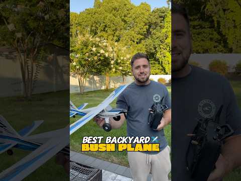 The BEST backyard RC Bush Airplane ✈️