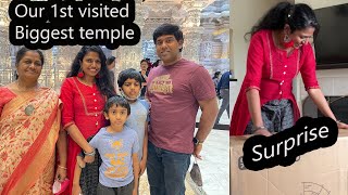 அமெரிக்காவில் இவளோ பெரிய அழகான Hindu கோவிலா!! Got surprise~SIHOOM18Chair/Family Traveler VLOGS 2022