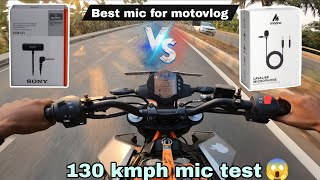 Best mic for motovlog Under 2000😍 | Maono vs Sony| Sony ECM LV-1 Mic Testing 🥵