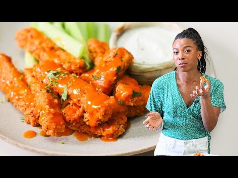 VEGAN BUFFALO WINGS | EXTRA CRISPY & SUPER SAUCY!