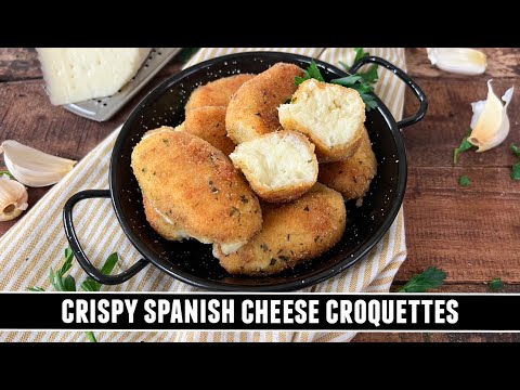 CRISPY Spanish Cheese Croquettes | "Better than Mozzarella Sticks"