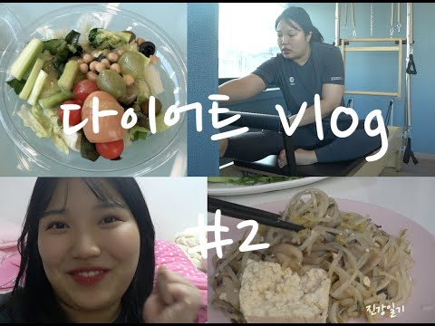 다이어트 VLOG / 목표 -40kg / 고도비만 직장인 다이어터 / 한주 식단 및 운동 #2 (feat.진강일기)