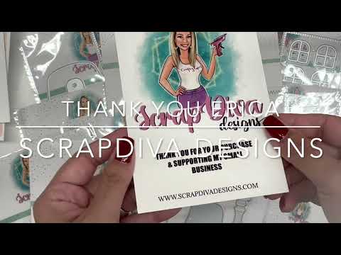 Scrapdiva Designs Dies  | Guest Designer Unboxing | Scrapbook Dies