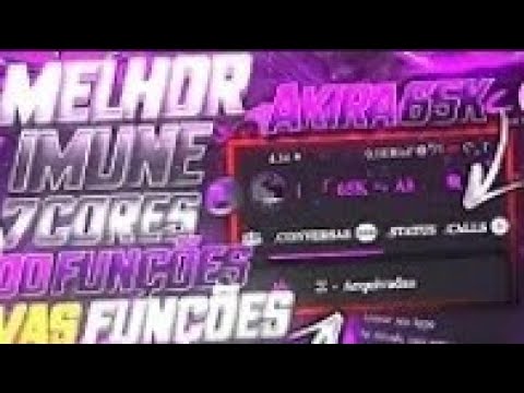 ⚡ NOVO MELHOR WHATSAPP IMUNE PRIMÁRIO • LINDO D+ • 4 CORES (AKIRA 65K)