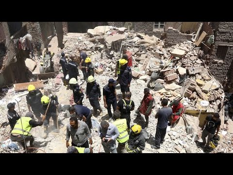 At least 8 killed in building collapse in Cairo