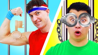 JOCK VS NERD STUDENT IN PRISON | FUNNY SITUATIONS IN JAIL BY CRAFTY HYPE