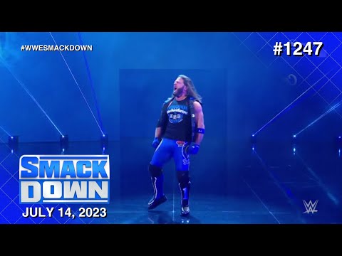 AJ Styles entrance: WWE SmackDown, July 14, 2023