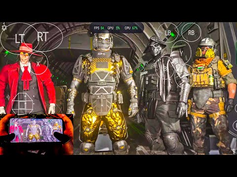 COD WARZONE PC ON MOBILE ANDROID 120 FPS HANDCAM GAMEPLAY