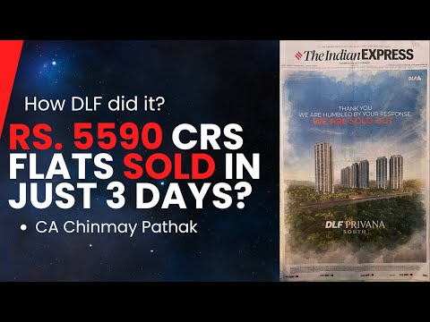 DLF sold Rs.5590 CR Flats in JUST 3 DAYS! HOW? #realestate #dlf #delhiflats #investment #finance