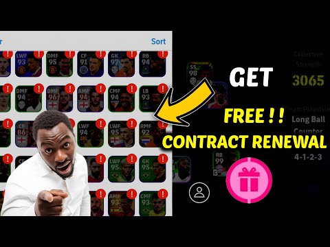 HOW TO GET FREE CONTRACT RENEWAL IN EFOOTBALL 2024 MOBILE