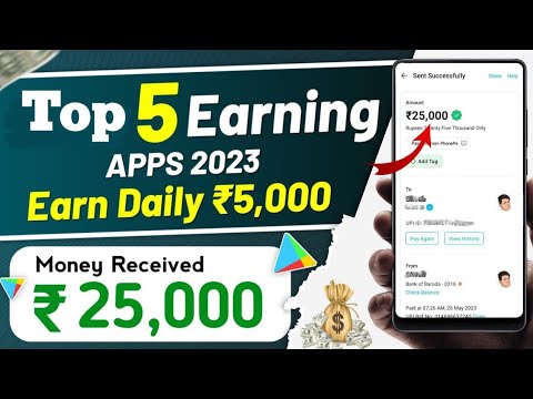 Top 5 Earning Apps | Best Earning Apps Today| New Earning App Today 2023 | Earning App Today