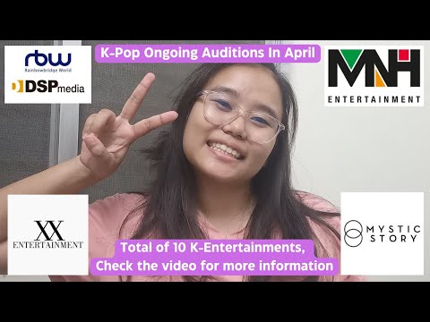 K-Pop Ongoing Global Online Auditions for April 2024