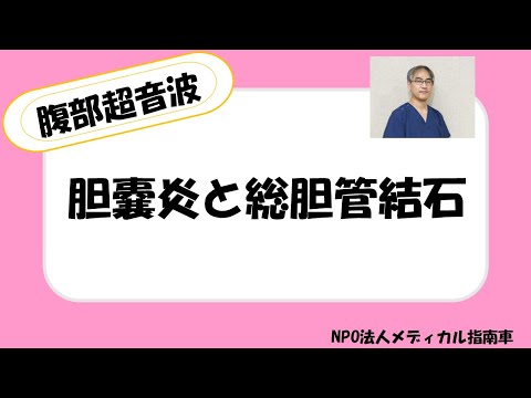 胆嚢炎と総胆管結石　ー腹部超音波ー