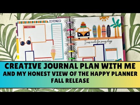 PLAN WITH ME | Last Summer Spread of the year | Happy Planner Fall release and sticker sale chat!