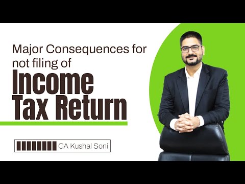 Major Consequences for Not Filing Income Tax Return | by CA Kushal Soni