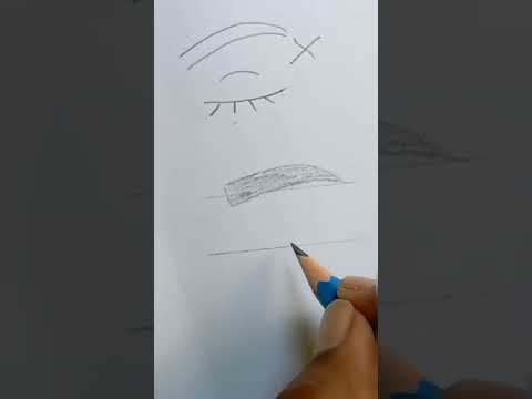 How to draw eyelashe drawing#shorts #drawing