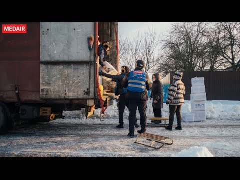 Medair keeps going – distributing essential supplies to elderly people in Ukraine