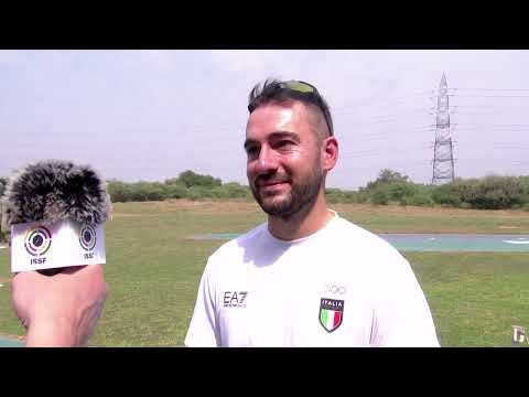 Interview Gabriele Rossetti Silver Medal Skeet Men - Delhi IND - ISSF WCF 2024