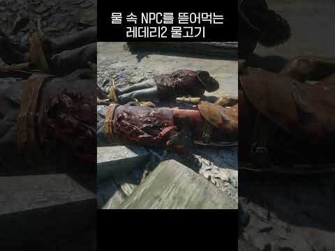 레데리2 물고기는 물에 빠져죽은 NPC를 뜯어먹는다.