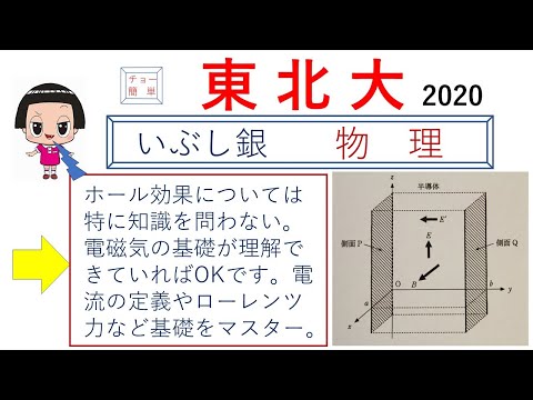 【ホール効果？】（東北大）2020