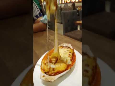 Cheesy Lasagna & Green Tea Latte @ Vivo Pizza AEON Tebrau; About MYR40 (USD9.13) ~ 6/10 #shorts