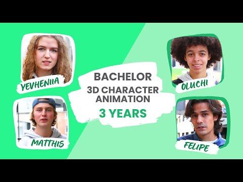 Discover the Bachelor in 3D Character Animation (3 year programme)