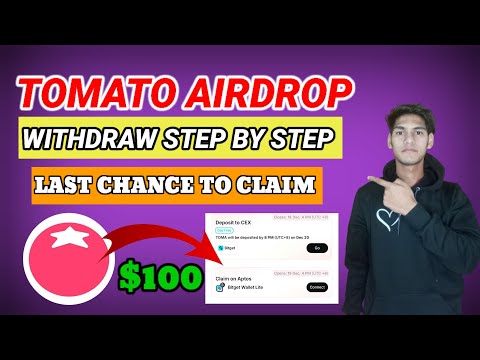 Tamato Airdrop Withdraw Step By Step Last Chance To Claim 😯