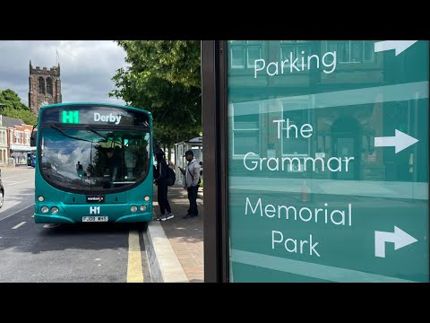 Buses at Heanor Market Place, Derbyshire - Tuesday 2nd July 2024