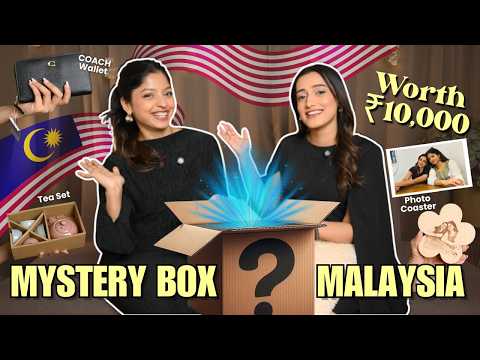 *TRAVEL* Mystery Box Challenge with @Trendelitee 🎁🤯 | Aashi Adani