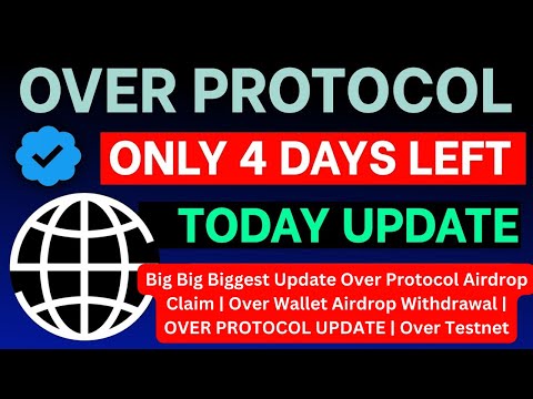 Over Testnet | OVER PROTOCOL UPDATE | Over Protocol Airdrop Claim | Over Wallet Airdrop Withdrawal