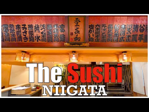 The Sushi： You can  feel the symphony. Tokiwa since 1954 in Nigata Japan