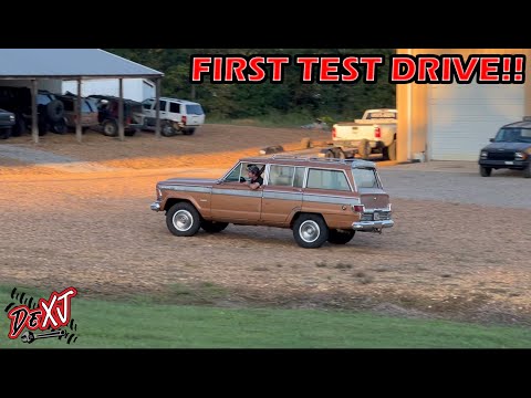 Taking My Vintage 52-year-old Jeep Wagoneer For A Spin - It's Old School Cool!