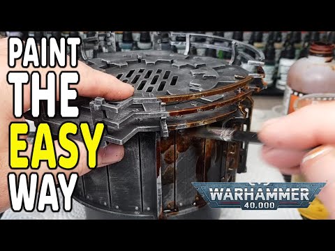 The EASY way to PAINT MDF Warhammer Scatter Terrain