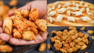 15 Min. CRISPY LESS INGREDIENTS SNACKS | CRUNCHY SNACKS RECIPE | TEA TIME SNACKS RECIPE | N'Oven