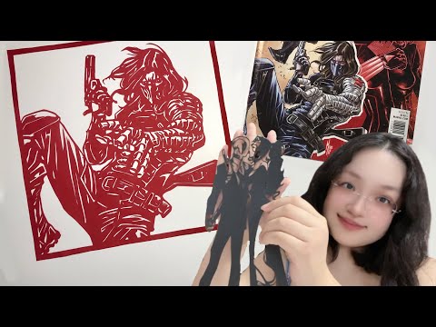 Marvel Comics v.s. Paper cutting.