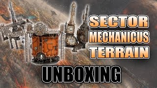 3 New Sector Mechanicus 40k Terrain Sets - UNBOXING