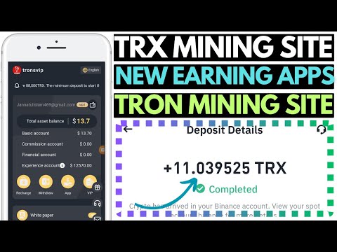 Best TRONSVIP | New TRX Mining Website in 2024 | TRON Earning Apps | TRX Investment Platform