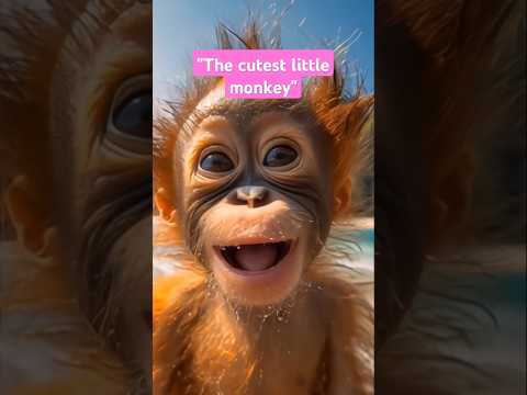 "The cutest little monkey" #CutestLittleMonkey#AdorableMonkey#TinyCuteMonkey#SweetestMonkey