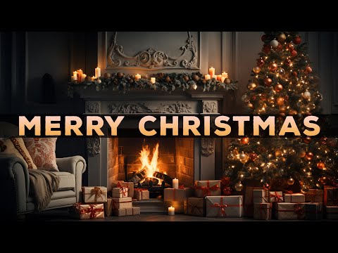 Christmas Jazz Music with a Fireplace 🎅 Merry Christmas Jazz Songs Playlist 2024